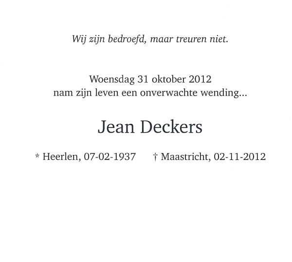 Deckers Jean tekst1